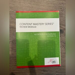 ATI Nutrition for Nursing Edition 7.0 Book